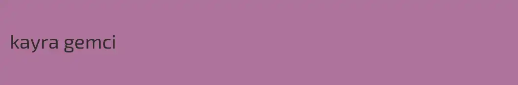 kayra gemci